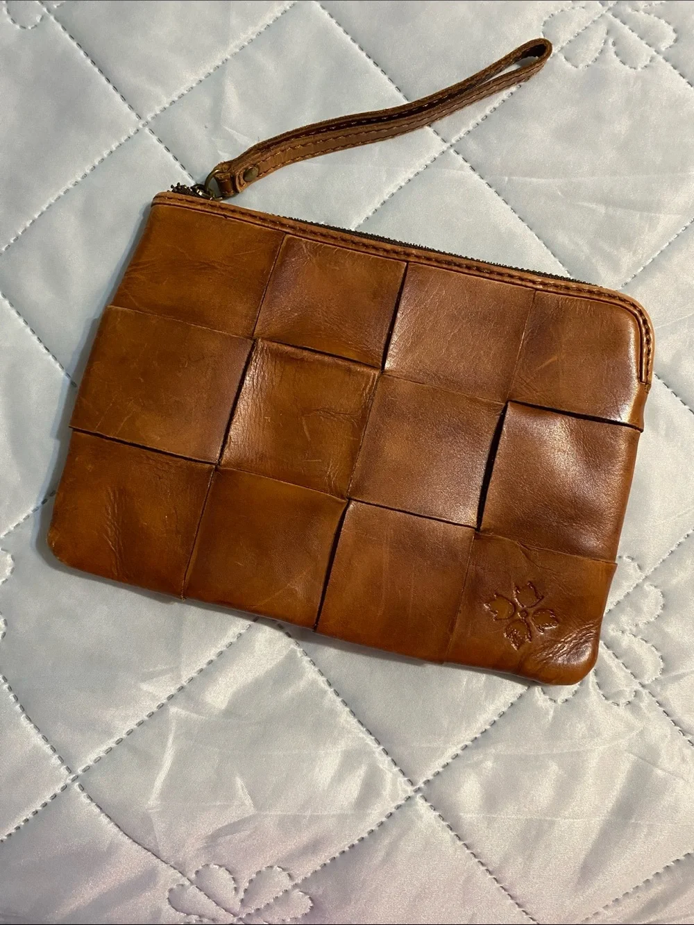 Patricia Nash Woven Wristlet Clutch